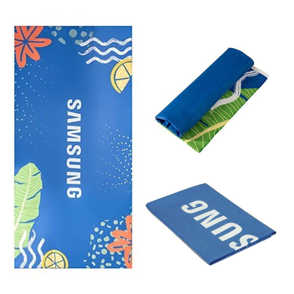 Recznik z mikrofibry 220g z full nadrukiem samsung