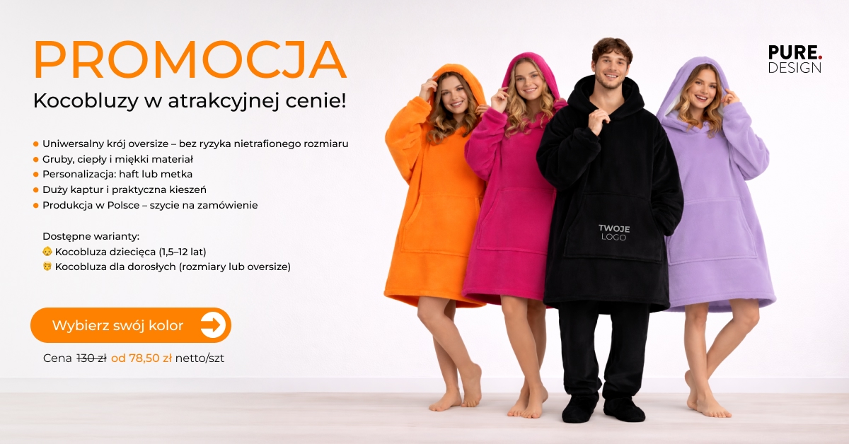 kocobluza oversize kolory z logo