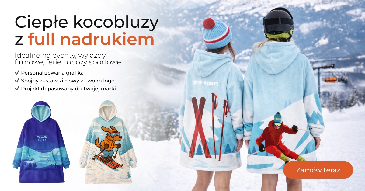 koco bluza full nadruk z logo firmy personalizacja obóz sportowy eventy